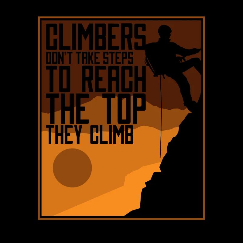Climbers Don't Take Steps Speedklettern Kraxler