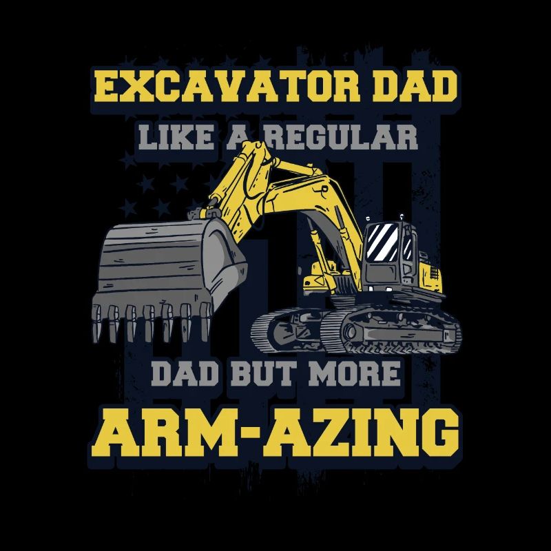 Excavator Dad Seilbagger Raupenbagger Excavator