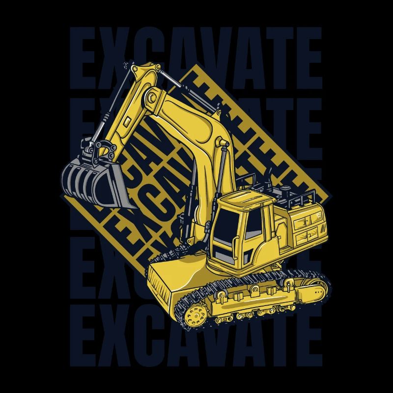 Excavate Raupenbagger Bagger Seilbagger
