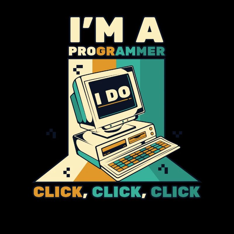 Je suis un programmeur Click Software Engineer Coder