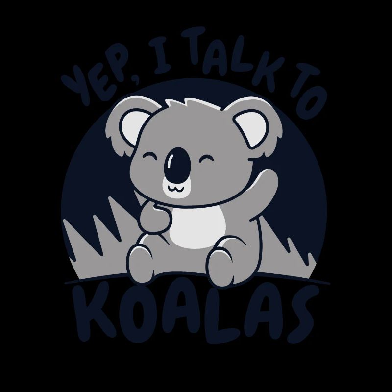 Ja, ich spreche mit Koalas Koalabär Phascolarctos