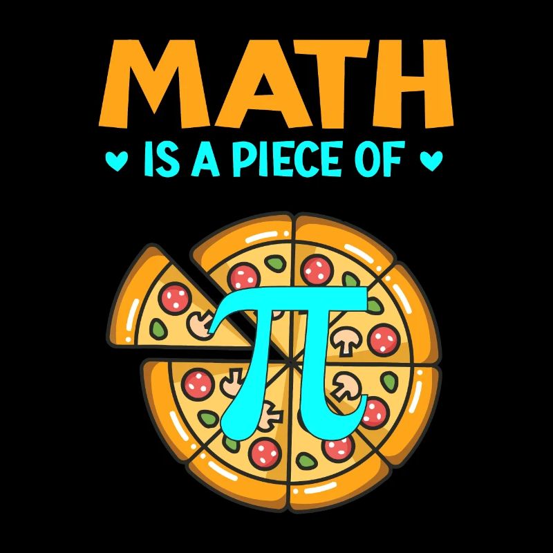 Pi jour 3.14 Math est un morceau de pizza