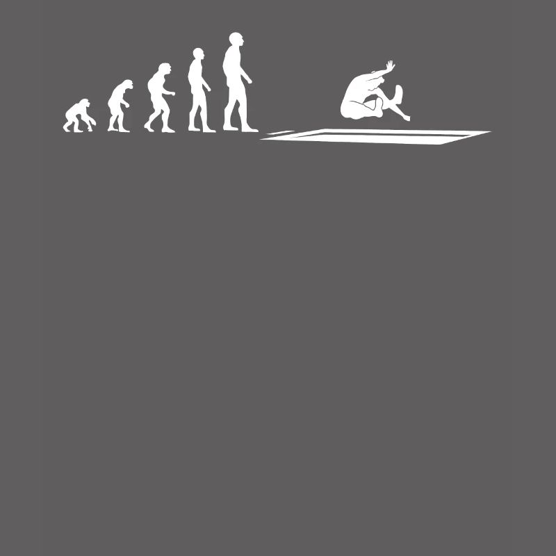 Evolution Weitsprung Athlet - Geschenk