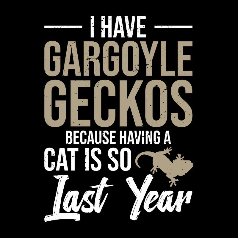 J’ai des geckos gargouilles parce que c’est comme ça, un