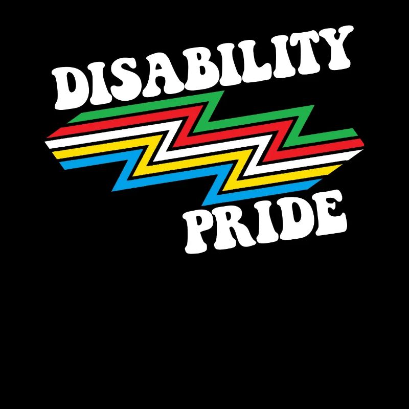Behinderung Pride Month Awareness Disability Flagg