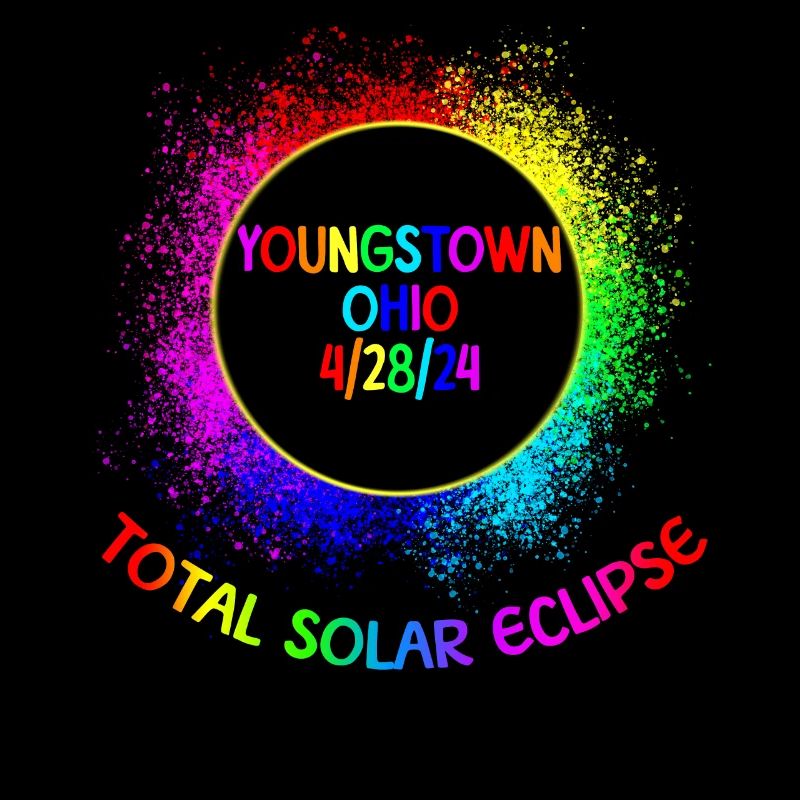 Total Solar Eclipse Youngstown Ohio 4/28/24 Kinder