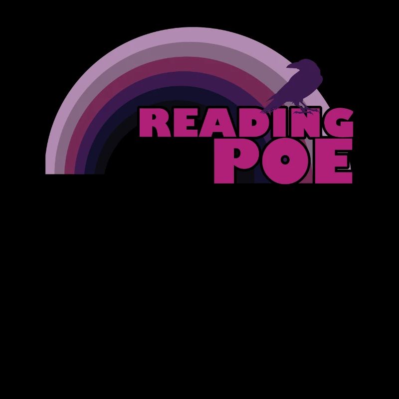 Reading Poe Raven Emo Rainbow Edgar Allan Poe