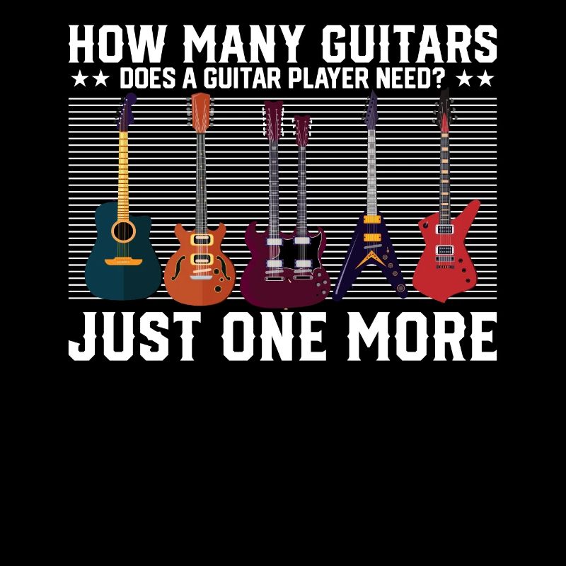 Wie viele Gitarren Nur ein weiterer Gitarrist Rock