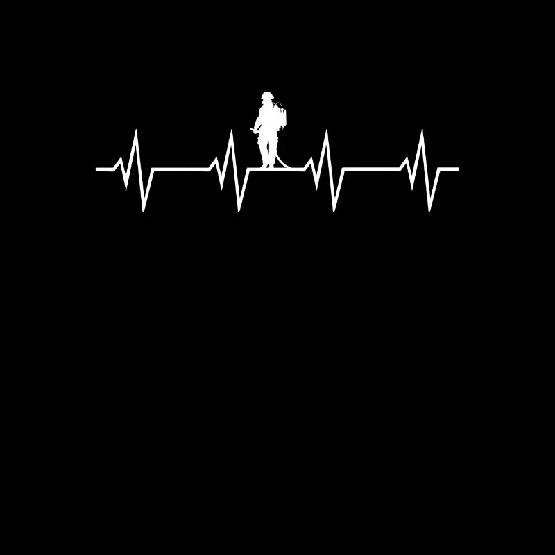 Firefighter Heartbeat Fire Brigade Firefighter ECG