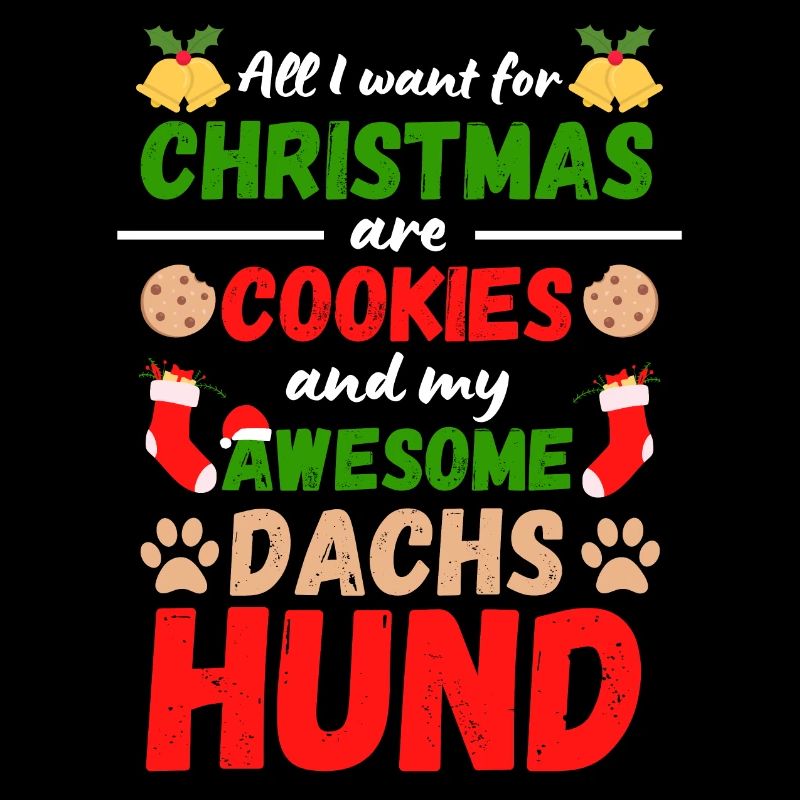 Biscuits teckels de Noël