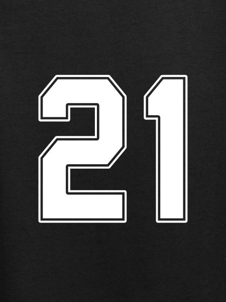 21 years jersey number 21