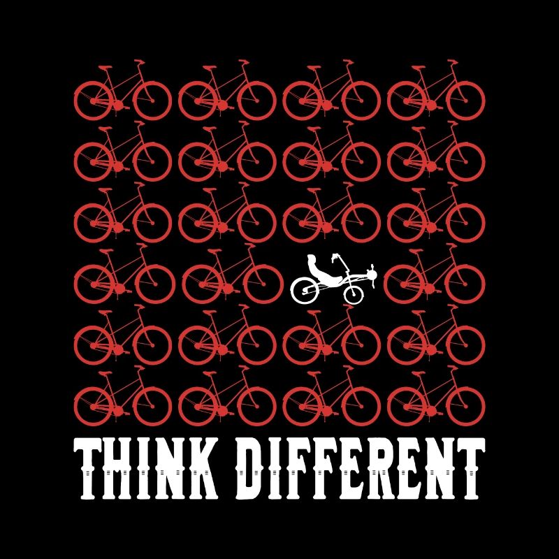 Think Different - Bicycle Saying