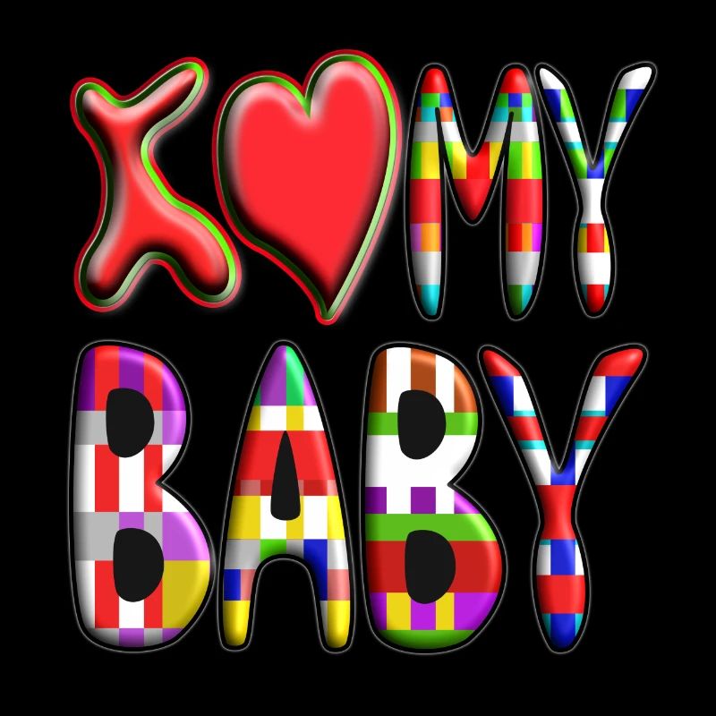 J’aime / coeur mon bébé