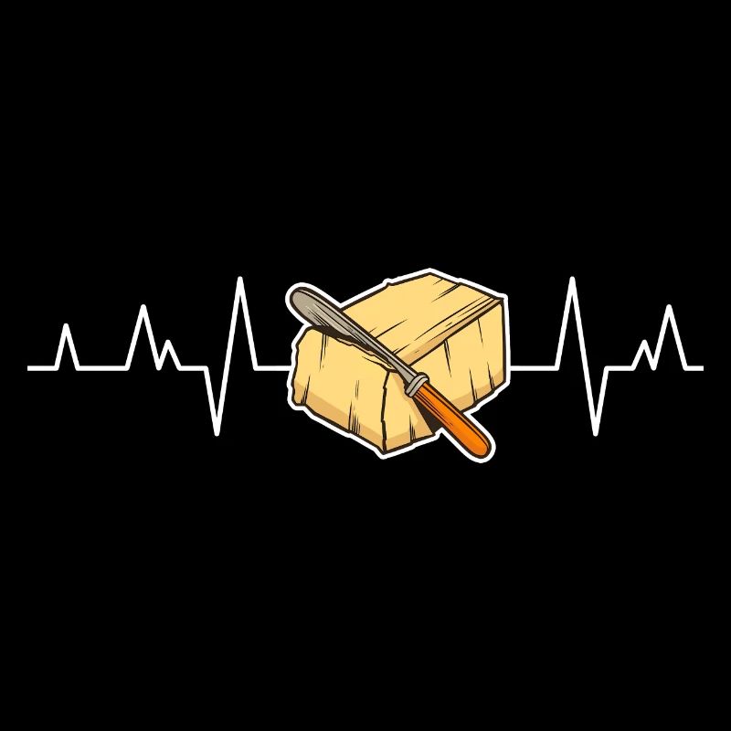 Butter Lover Heartbeat ECG Électrocardiogramme