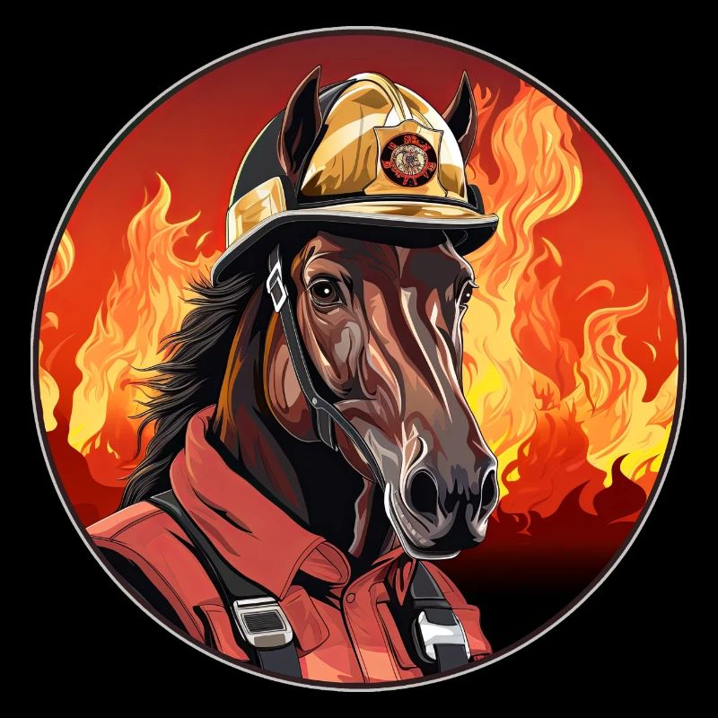 Chevaux Pompier / Cheval de pompier