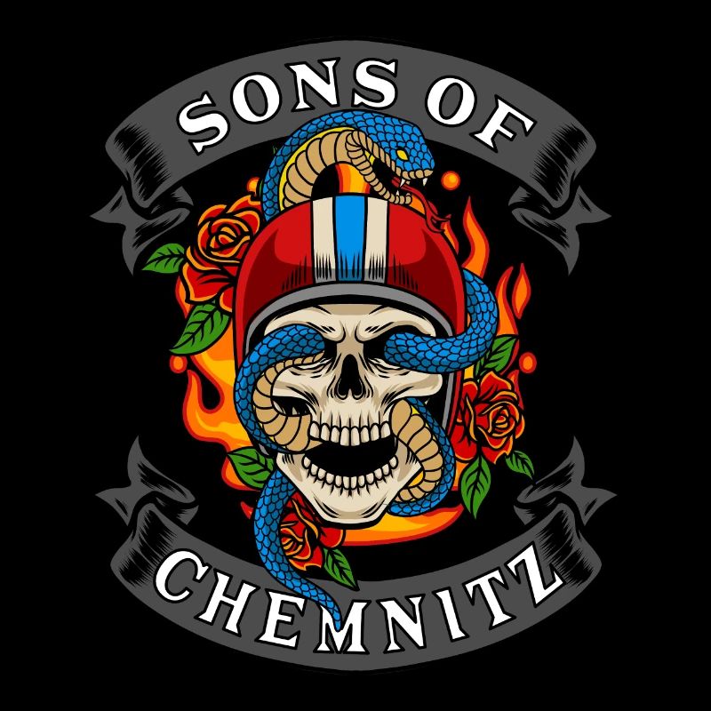 Chemnitz Biker Gift fils de Chemnitz