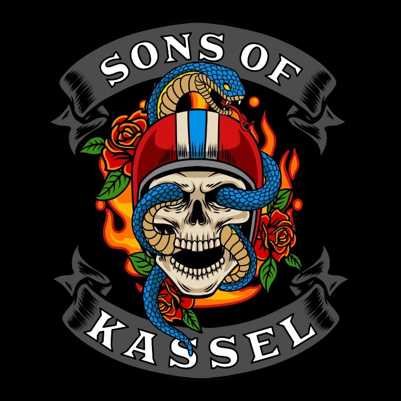 Kassel Biker Geschenk fils de Kassel