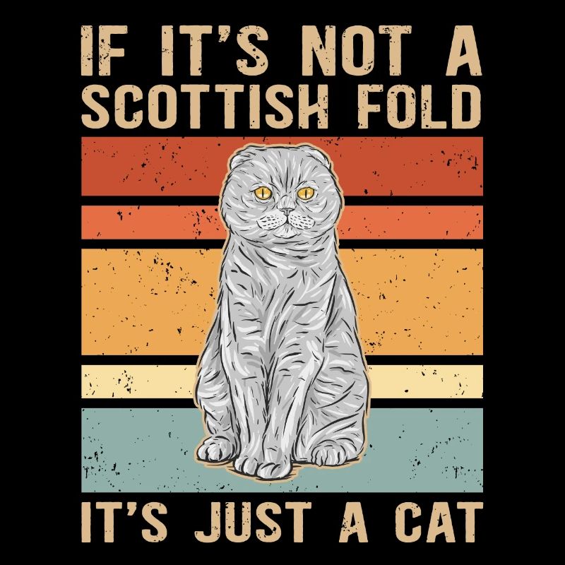 | écossaise pour chat à oreille pliante Cadeau Scottish Fold