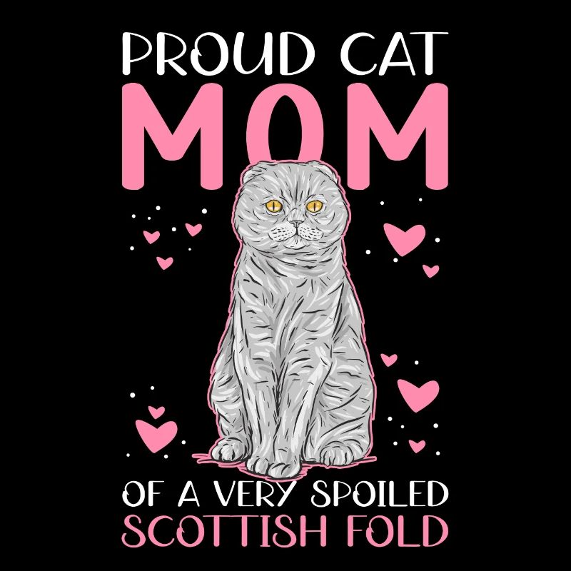 Scottish Fold-eared Cat Mom Cat Gift