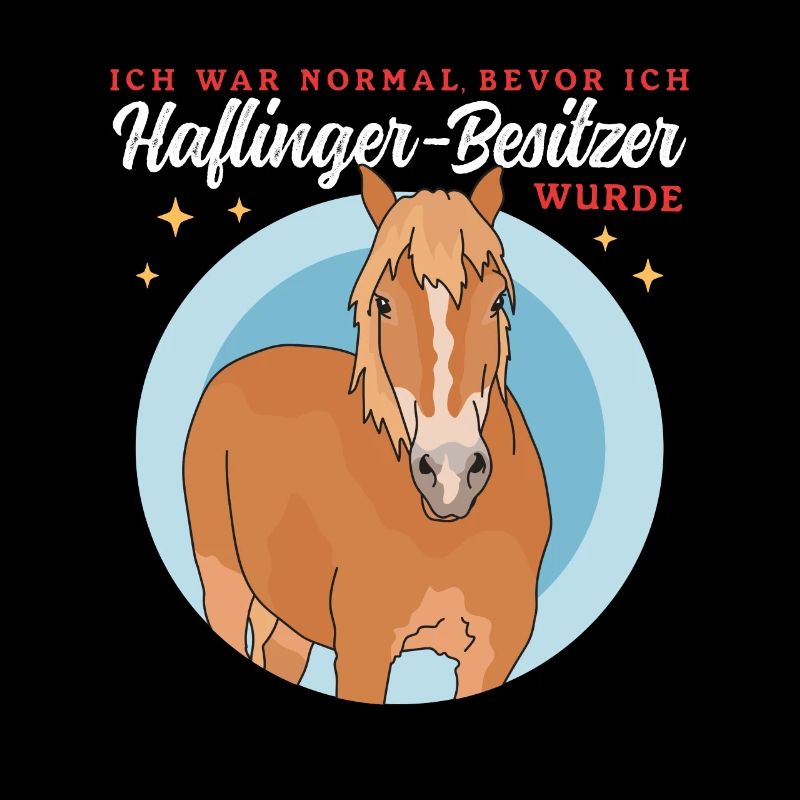 Haflinger Pferd Haffi Pferdebesitzer Geschenk