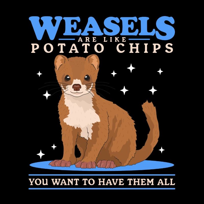 Weasel Little Weasel Cute Dwarf Weasel Gift