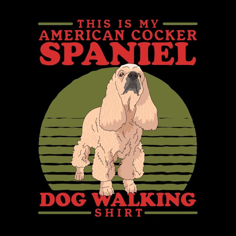 Cocker américain Spaniel Cadeau drôle