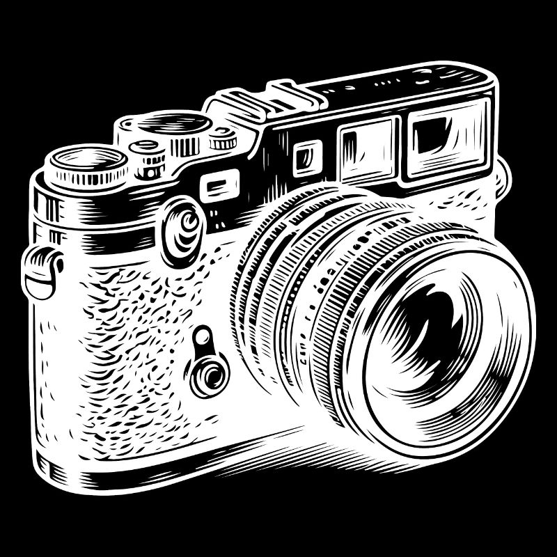 Vintage Camera Drawn
