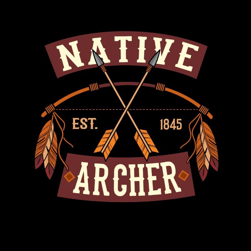 Native Archer Indian Bow Cool Archers