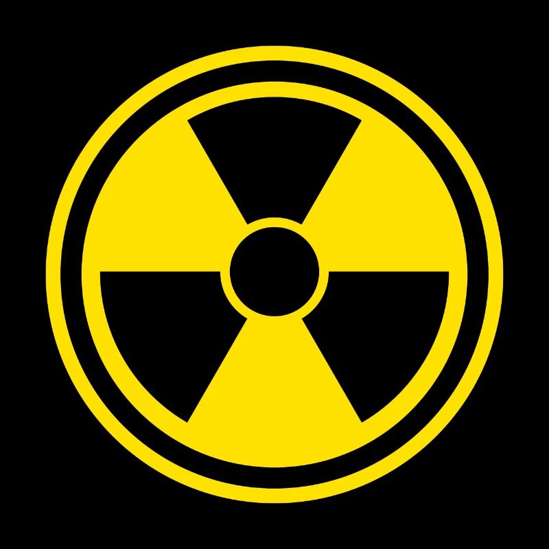 Panneau d'avertissement Nucléaire