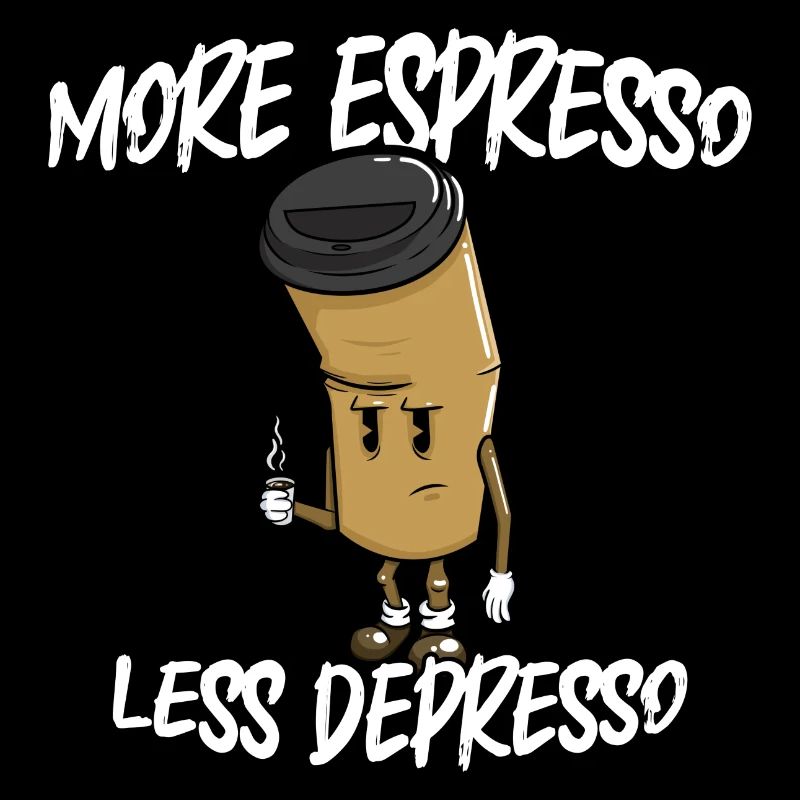 More Espresso Less Depresso Coffee Gift Idea
