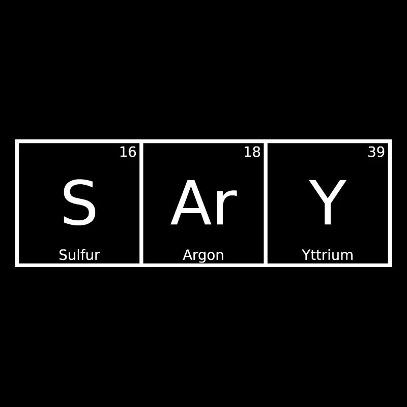 Sary Name First Name Chemistry Periodic Table Elements