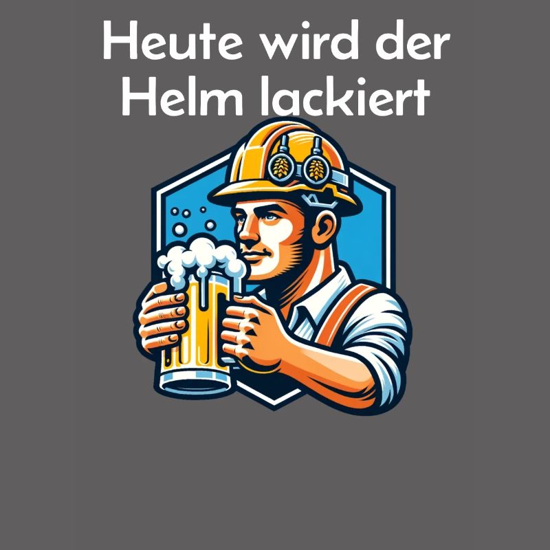 Bier - Heute wird der Helm lackiert Trinkspruch