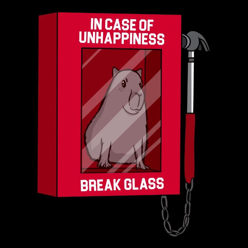 Capybara - Bei Unwohlsein Scheibe zerbrechen