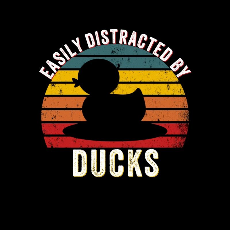Facilement distrait par les canards, Funny Duck Lovers,