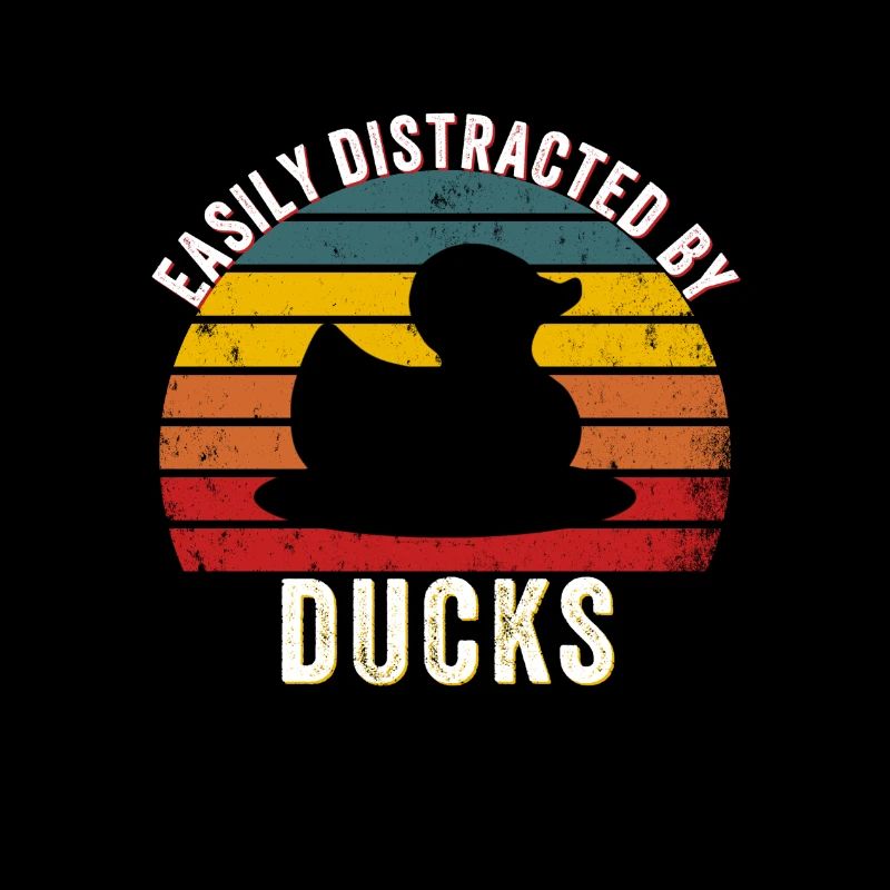 Facilement distrait par les canards, Funny Duck Lovers,