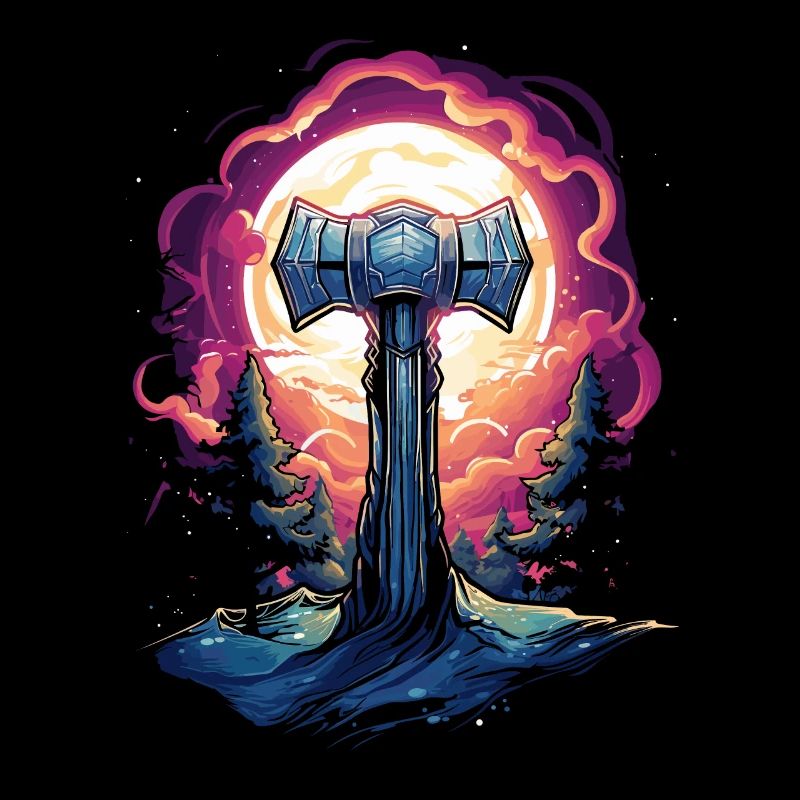 Mjölnir Cosmic Hammer: Myth in Starlight