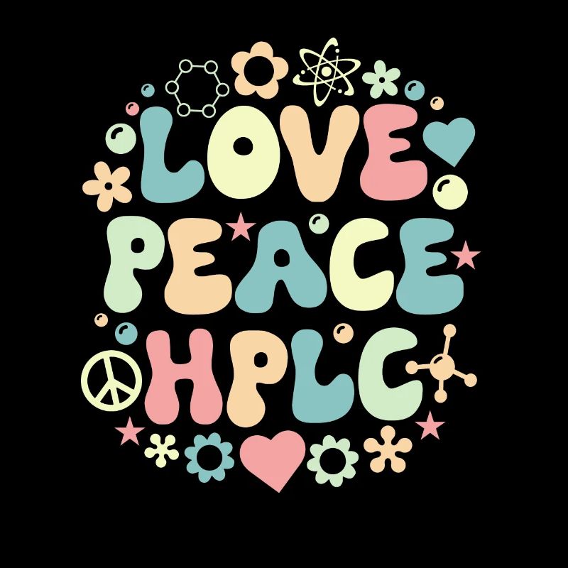HPLC Love Retro Vintage Liquid Chromatography