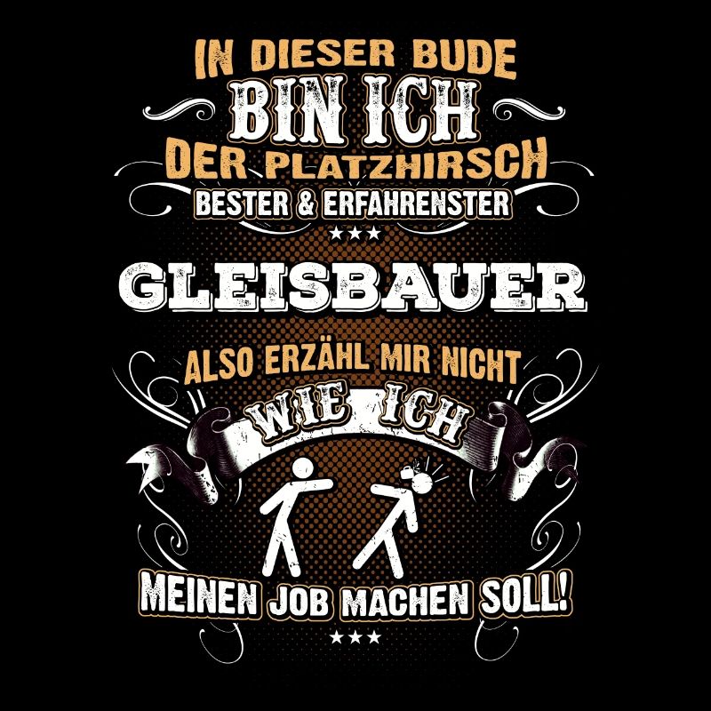 Edles Berufe-Shirt für den Gleisbauer