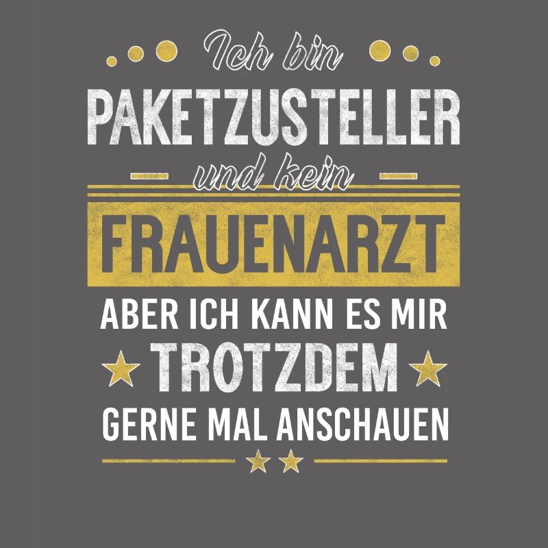 Postbote Briefträger Paketbote Brief Geschenkidee