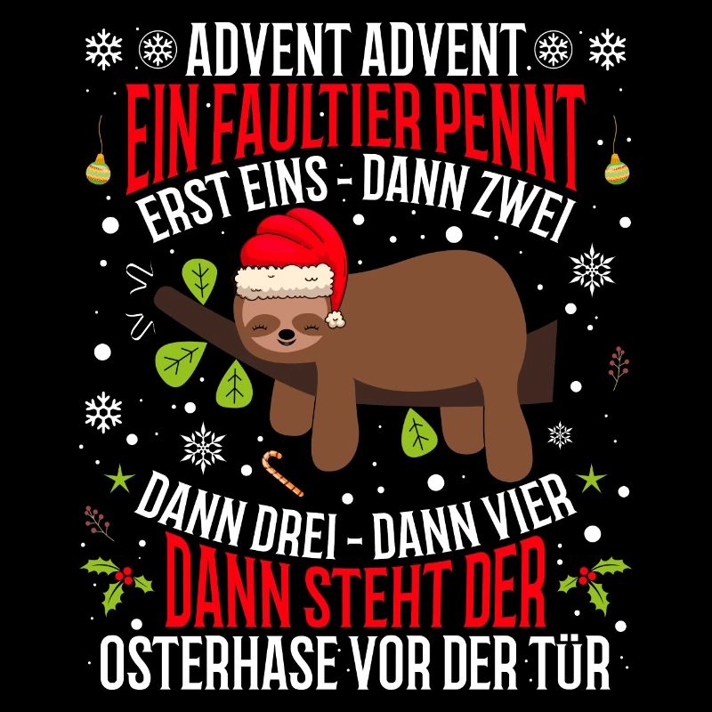 Faultier Weihnachten