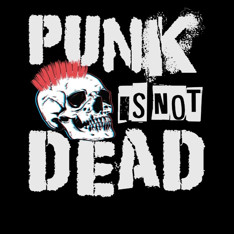 Punk Is Not Dead - Star Logo - Gothic Grunge - Con