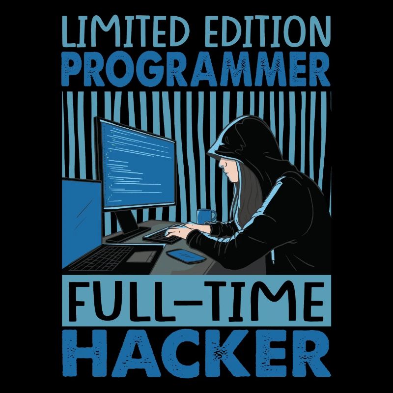 Programmeur en édition limitée Hacker à temps plein - Funn