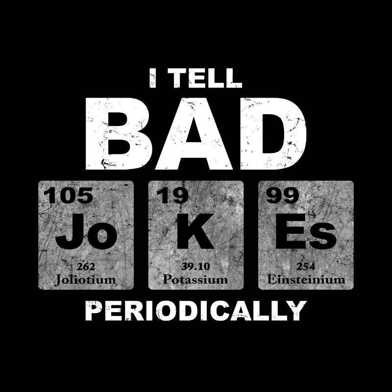 Bad jokes narrator - periodic table