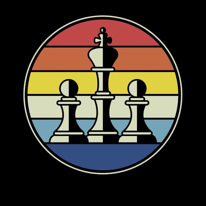 Game Player Retro Chess Pieces
