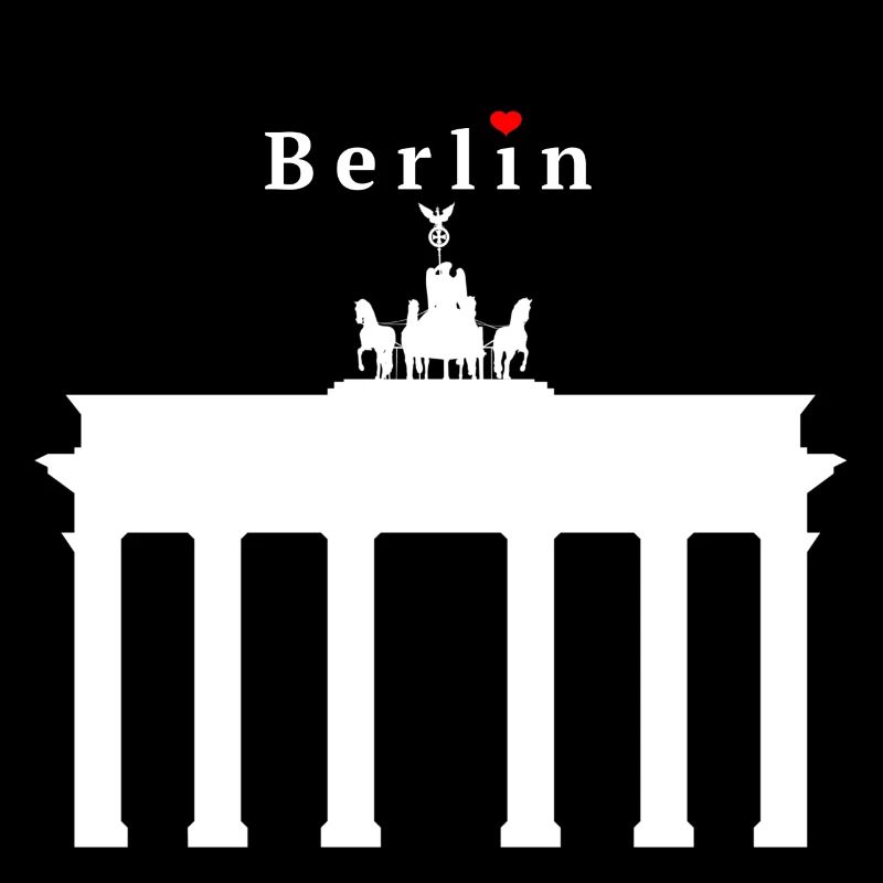 J'aime Berlin T-shirt Pull Sweat À Capuche Cadeau