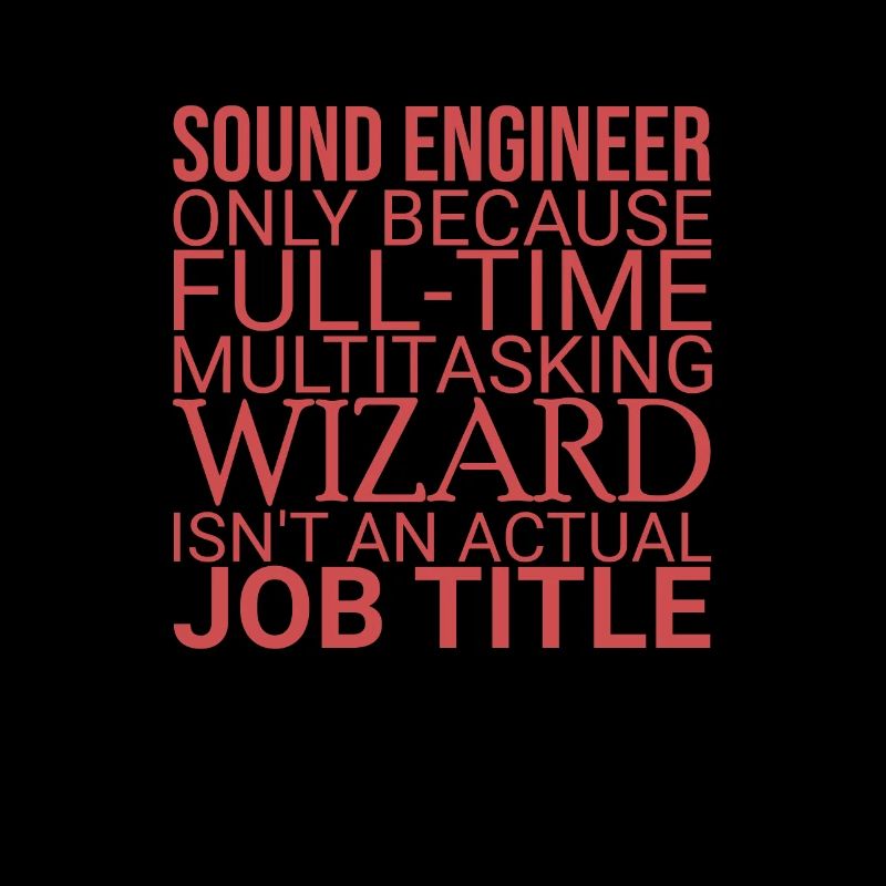 "Sound Engineer Wizard | Tontechnik"