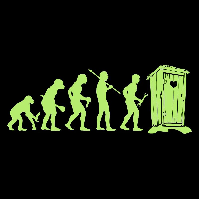 Evolution Toilettenhumor