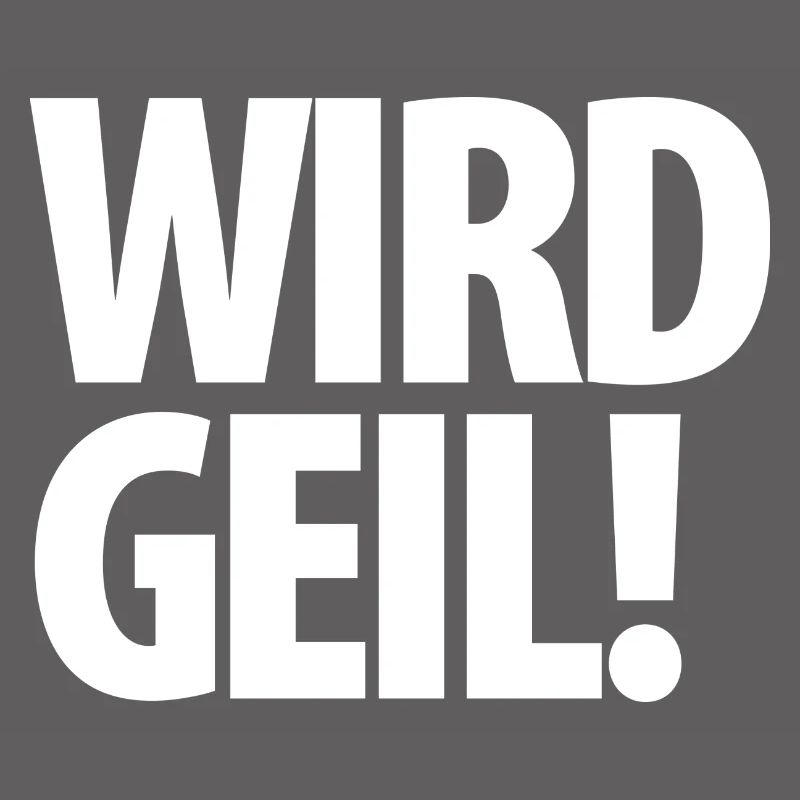 DYNAMISCH | WIRD GEIL | schwarz