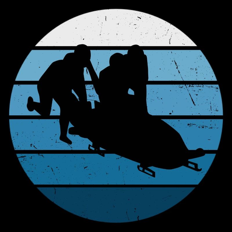 Piste de bobsleigh Bob sur bobsleigh Bobsleigh à deux