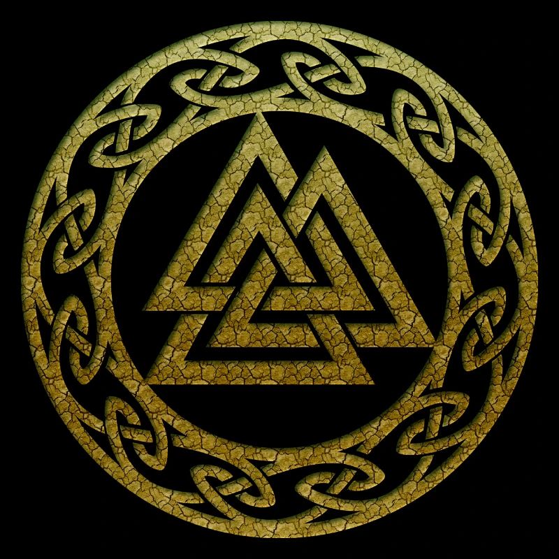 Valknut Vikings Odin Thor Celtic Symbols Pagan